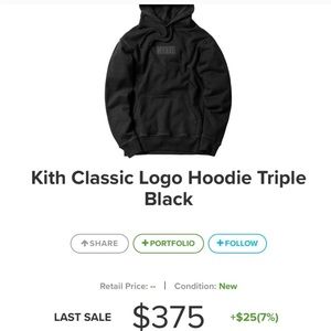 kith classic logo hoodie